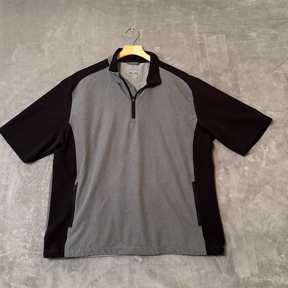 Callaway Men's 1/4 zip short sleeve Weather Series Golf Shirt XL - Picture 1 of 6